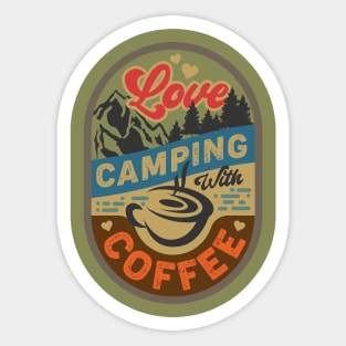 Love coffee Sticker